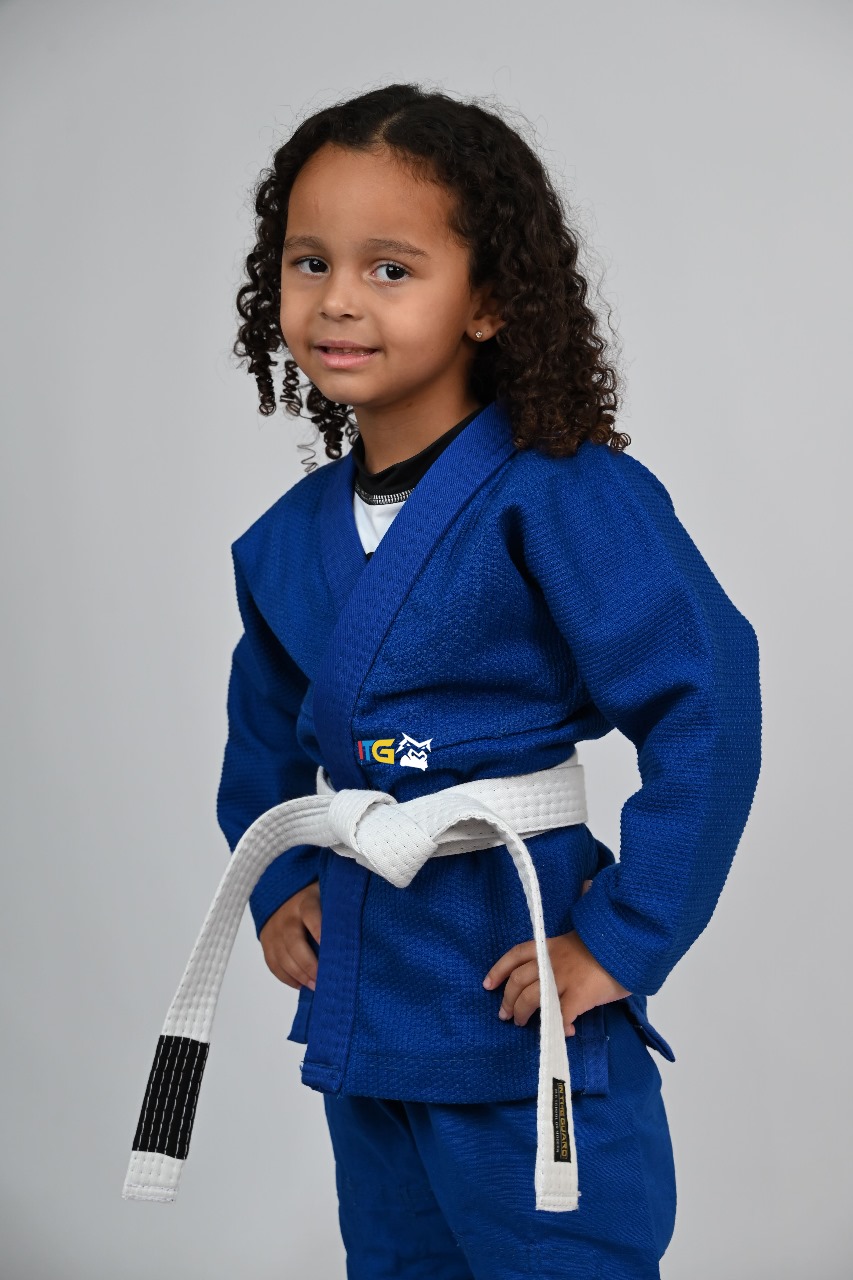 Kimono Feminino MIRIM, 4 e 5 anos. Azul