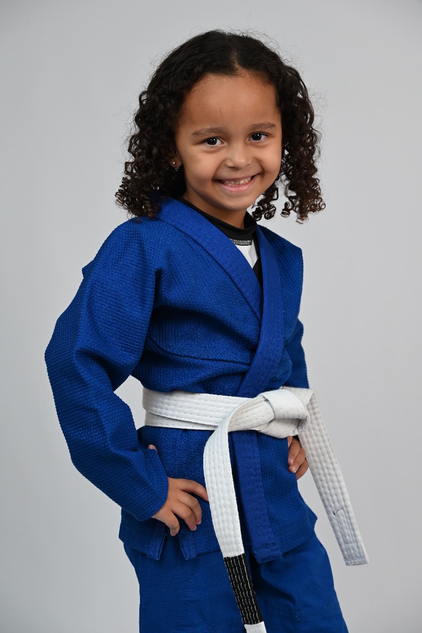 Kimono Feminino MIRIM, 4 e 5 anos. Azul