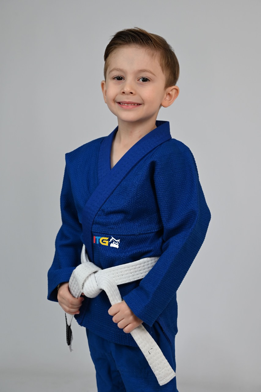 Kimono MIRIM, 4 e 5 anos. Azul