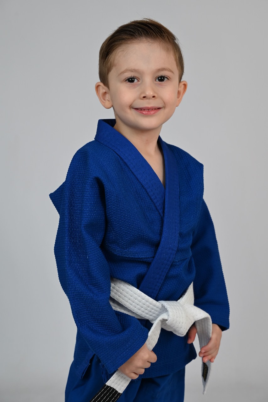 Kimono MIRIM, 4 e 5 anos. Azul