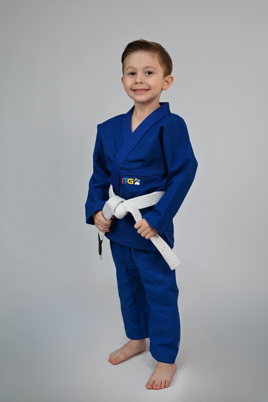Kimono MIRIM, 4 e 5 anos. Azul