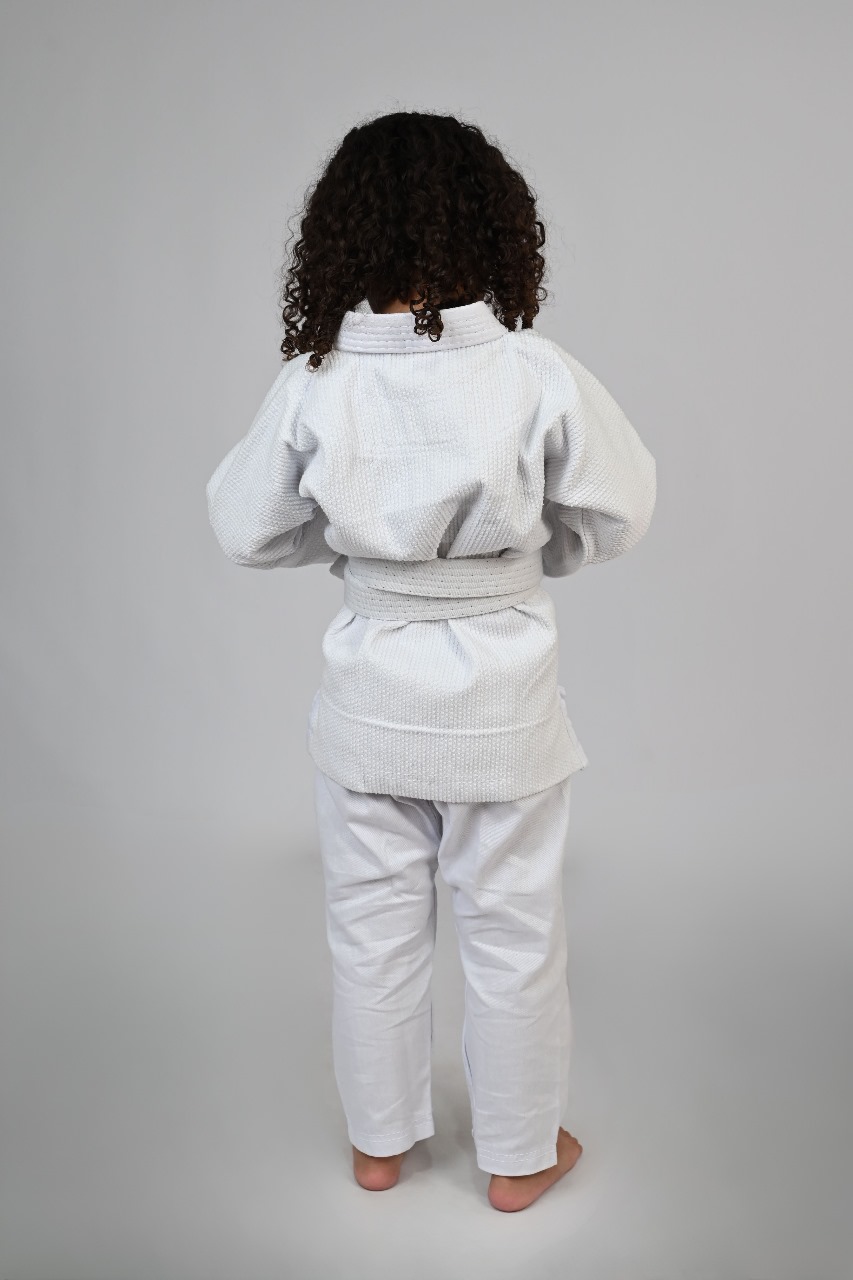 Kimono Feminino MIRIM, 4 e 5 anos. Branco