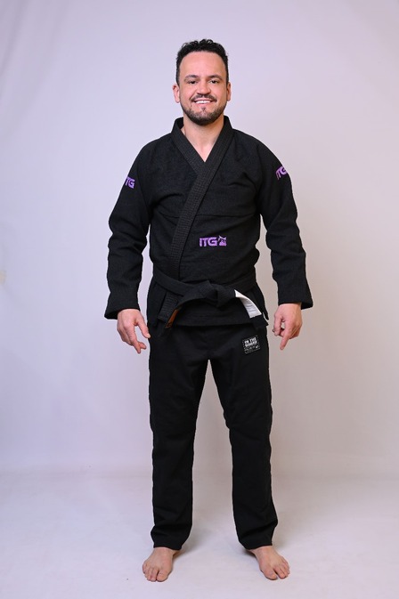 Kimono In The Guard Jiu-Jitsu Purple Preto