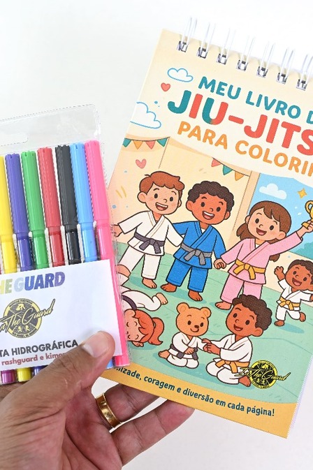 Livro para Colorir do Jiu Jitsu