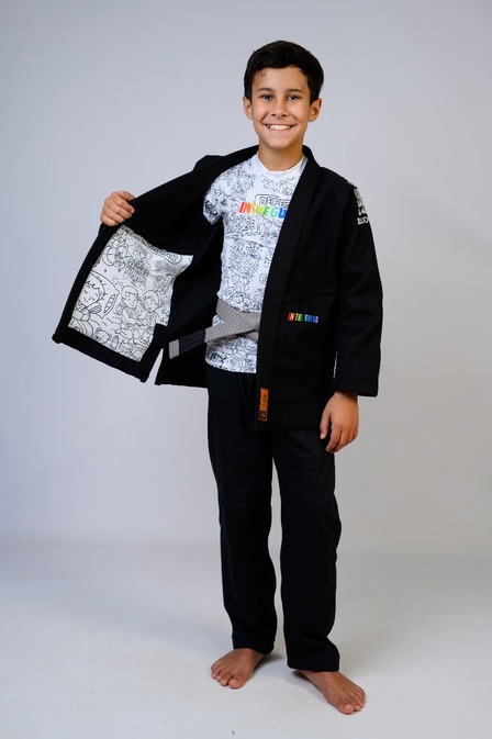Kimono Infantil In The Guard Para Colorir