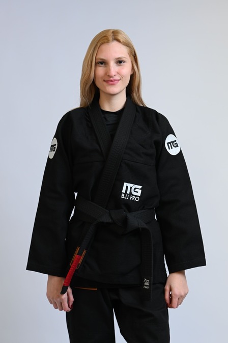 Kimono In The Guard Feminina BJJ Pró Preto