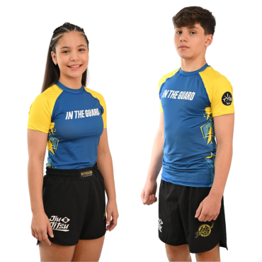 Camiseta Térmica Infantil, Rash Guards In The Guard, Seleção - Azul